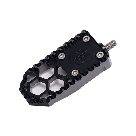 Black Harley Davidson Touring Bagger Mini Brake Pedal Gripper kit for Adjustable Brake Arm