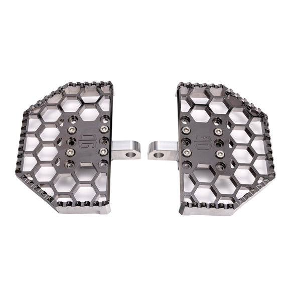 OG Black Chrome Mini Floorboards for Harley-Davidson