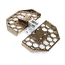 OG HoneyComp V3 bronze honeycomb motorcycle mini floorboards