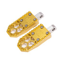 Gold Mini Foot Pegs For Harley Davidson