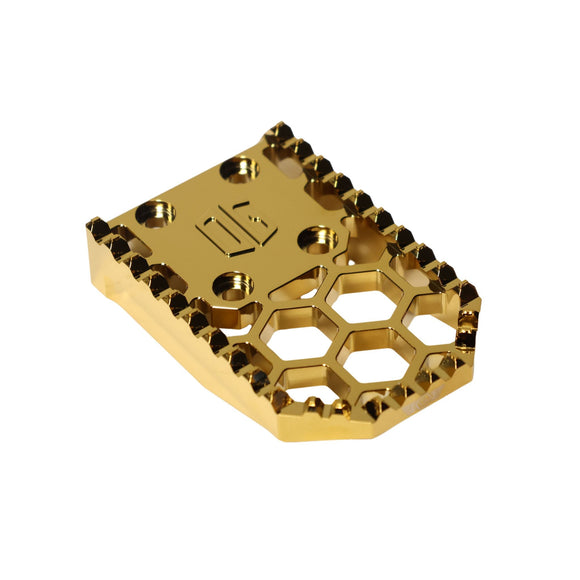 HoneyComp V3 gold-plated replacement footpeg gripper