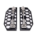 Black HoneyComp V3 Floorboards for Indian Bagger Models