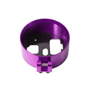 Purple anodized billet aluminum gauge pod for Indian Chief Dark Horse motorcycle