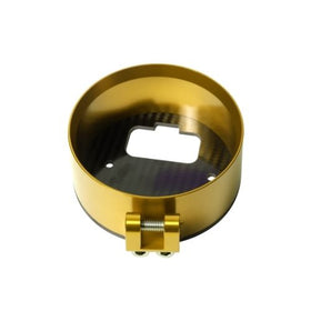 Indian Chief billet gauge pod, gold