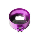 Purple billet aluminum gauge pod for Indian Chief motorcycle