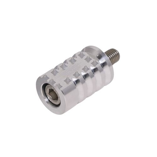 OG Indian Shorty Gripper Shifter Peg — machined 6061‑T6 chrome with V3 gripper for Indian motorcycles