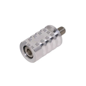 OG Indian Shorty Gripper Shifter Peg — machined 6061‑T6 chrome with V3 gripper for Indian motorcycles