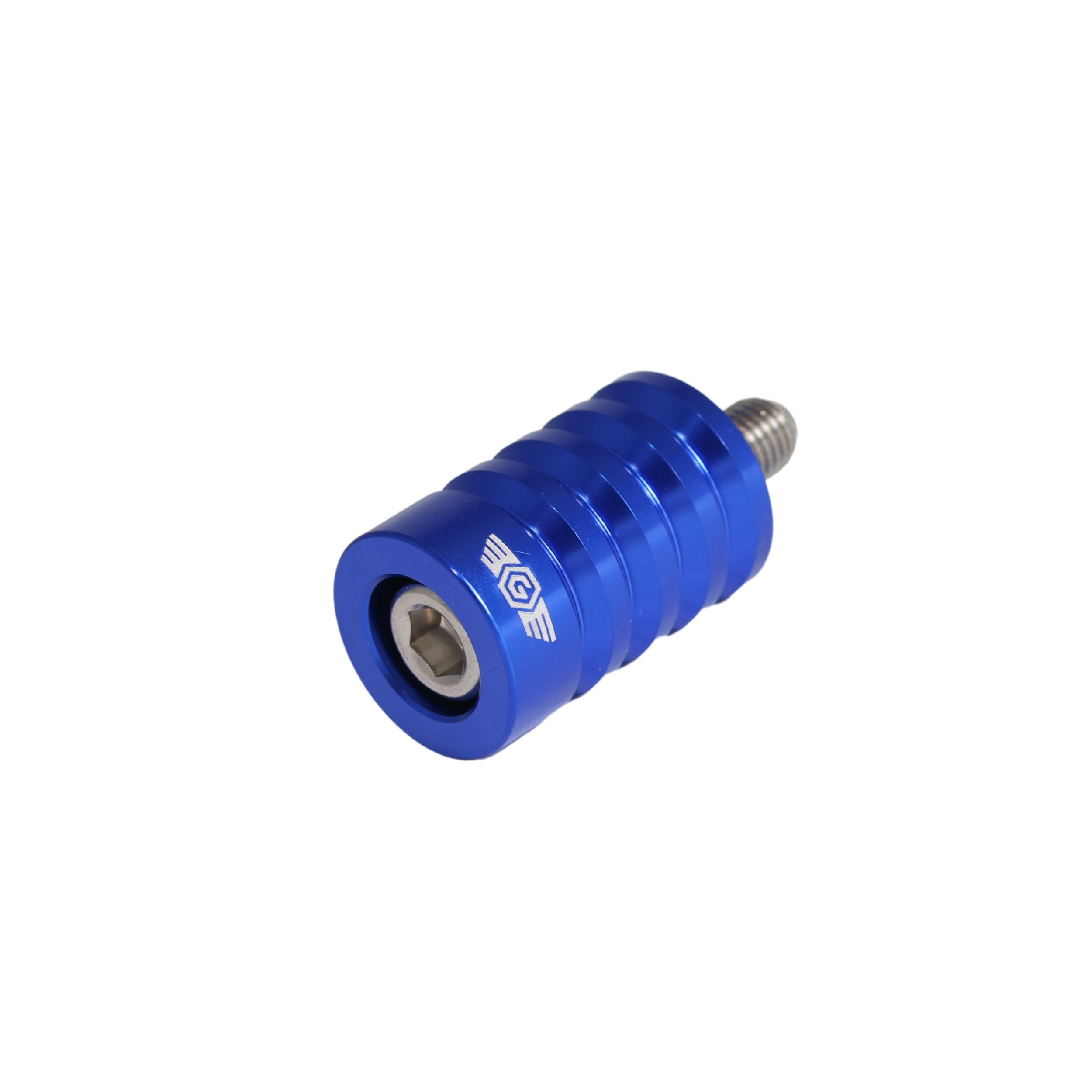 Blue anodized OG Indian Shorty motorcycle shifter peg