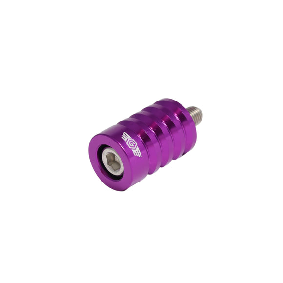 OG Indian Shorty Shifter Peg, purple anodized aluminum