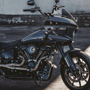 OG M8 points cover installed on black M8 bagger motorcycle