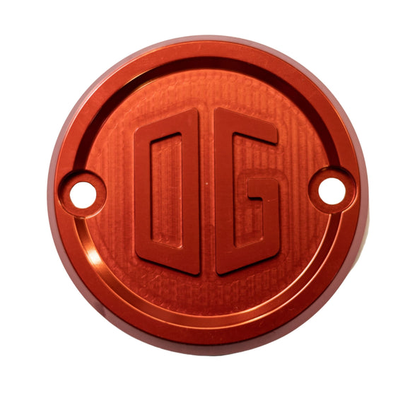 Red OG M8 anodized billet aluminum points cover