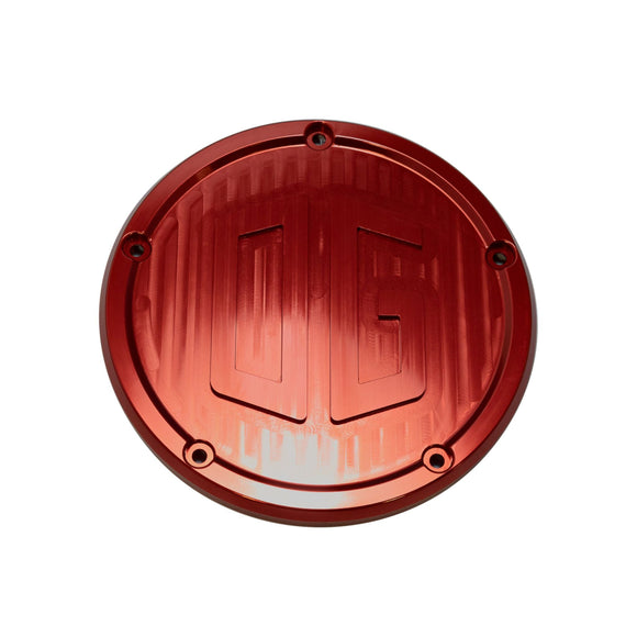 OG M8 Softail Derby Cover - Red Anodized