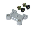 Chrome M8 Softail pull-back plate with mounting bolts