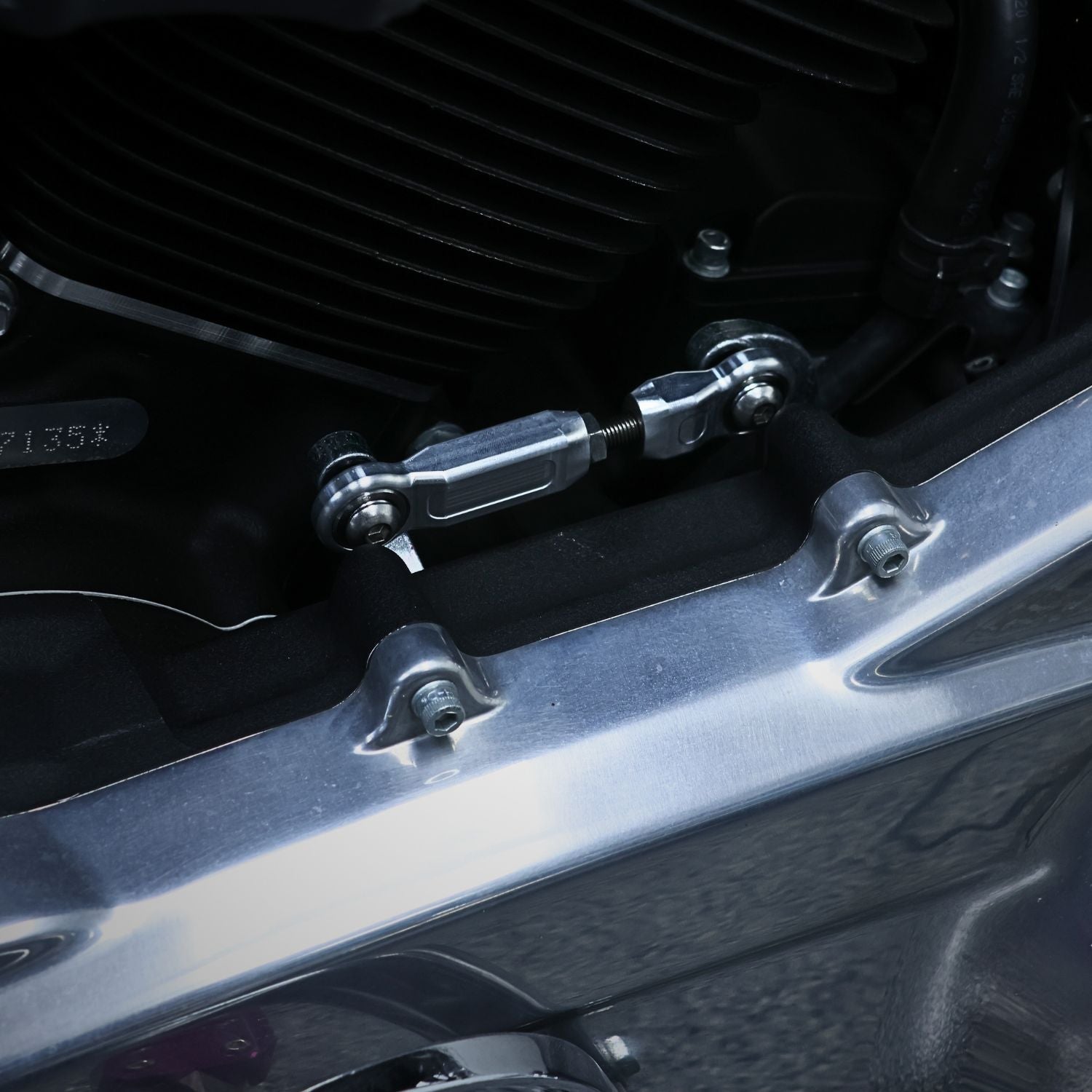 Aluminum mid-control motorcycle shift linkage