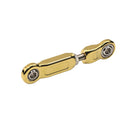 Gold-plated OG mid-control shift linkage with rod-end bearings