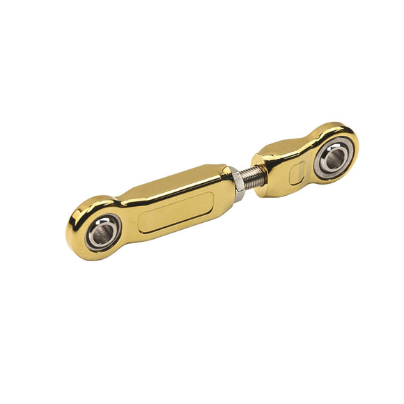 Gold-plated OG mid-control shift linkage with rod-end bearings