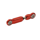 Red anodized mid-control motorcycle shift linkage