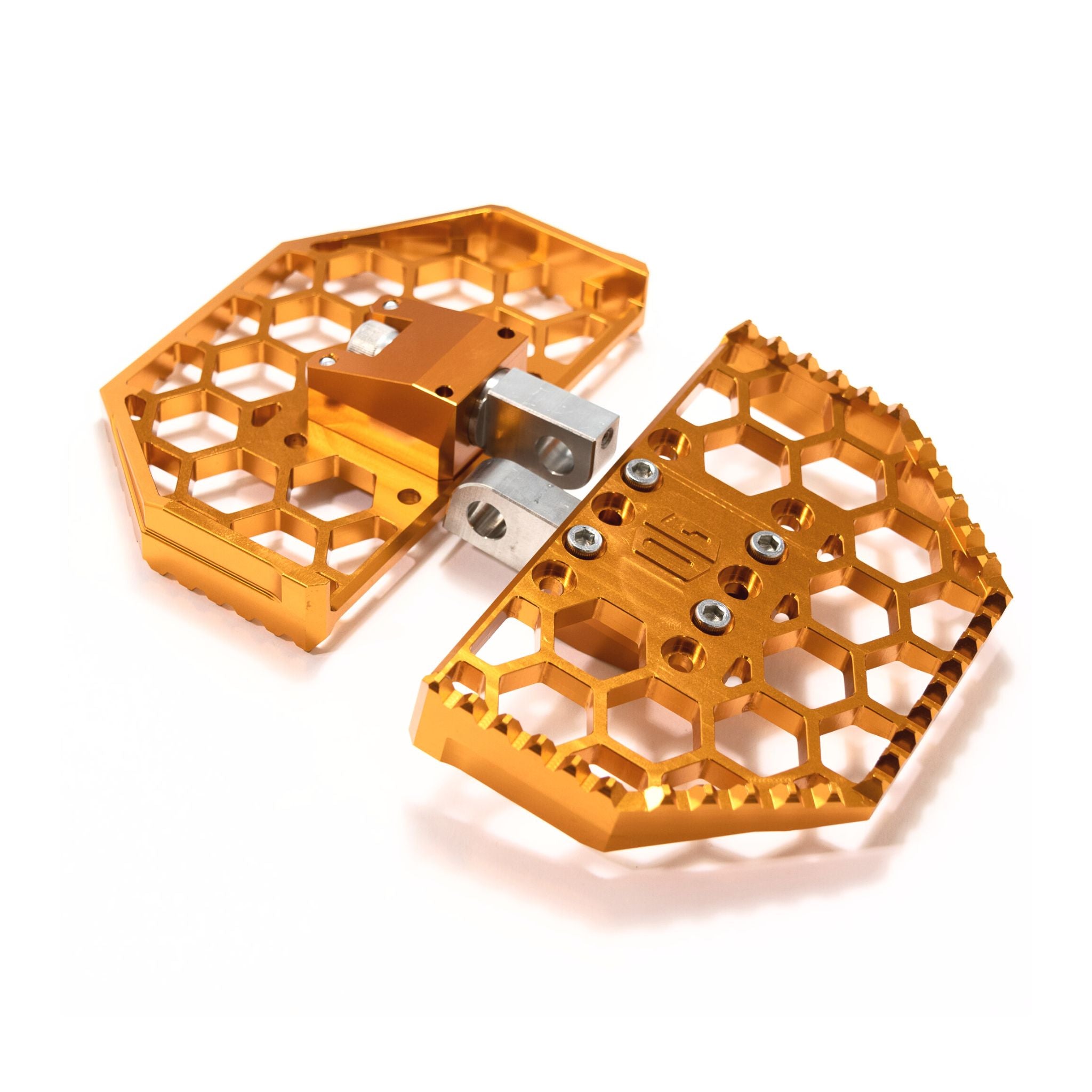 OG Mini floorboards orange CNC aluminum motorcycle footpegs