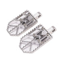 Raw on Black Chrome Motocross Style Harley Davidson Foot Peg OG Moto X Foot Pegs