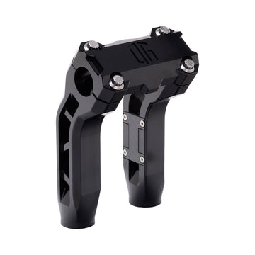 OG Black Performance 6.5 inch Pull Back Riser Legs with Black Performance Top Clamp