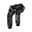 OG Black Performance 6.5 inch Pull Back Riser Legs with Black Performance Digital Gauge Top Clamp