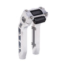 OG Aluminum Performance 8.5 inch Pull Back Riser Legs with Aluminum Performance Digital Gauge Top Clamp