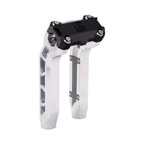 OG Aluminum Performance 8.5 inch Pull Back Riser Legs with Black Performance Top Clamp