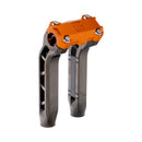 OG Black Chrome Performance 8.5 inch Pull Back Riser Legs with Orange Performance Top Clamp