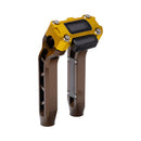 OG Bronze Performance 8.5 inch Pull Back Riser Legs with Gold Performance Digital Gauge Top Clamp