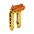 OG Gold Performance 8.5 inch Pull Back Riser Legs with Orange Performance Top Clamp