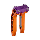 OG Orange Performance 8.5 inch Pull Back Riser Legs with Purple Performance Top Clamp