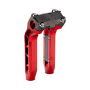 OG Red Performance 8.5 inch Pull Back Riser Legs with Black Chrome Performance Top Clamp