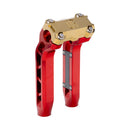 OG Red Performance 8.5 inch Pull Back Riser Legs with Gold Plating Performance Top Clamp