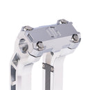 OG Chrome Performance Top Clamp on OG Aluminum Performance Riser Legs