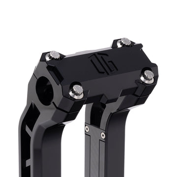 OG Black Performance Top Clamp on OG Black Performance Riser Legs