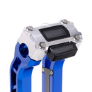OG Aluminum Performance Digital Gauge Top Clamp on OG Blue Performance Riser Legs