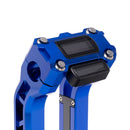 OG Blue Performance Digital Gauge Top Clamp on OG Blue Performance Riser Legs