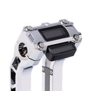 OG Chrome Performance Digital Gauge Top Clamp on OG Chrome Performance Riser Legs
