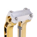 OG Aluminum Performance Top Clamp on OG Gold Plating Performance Riser Legs