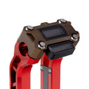 OG Bronze Performance Digital Gauge Top Clamp on OG Red Performance Riser Legs