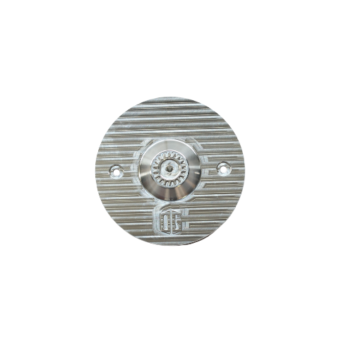 OG Quad Lock reversible gauge block-off plate, aluminum
