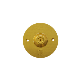 Gold OG Quad-Lock reversible gauge block-off plate