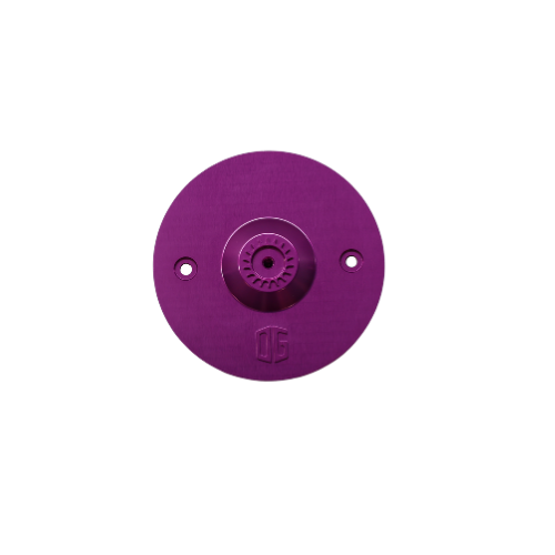 OG Quad-Lock reversible purple gauge block-off plate