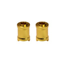 Gold anodized radial brake caliper spacers (pair)