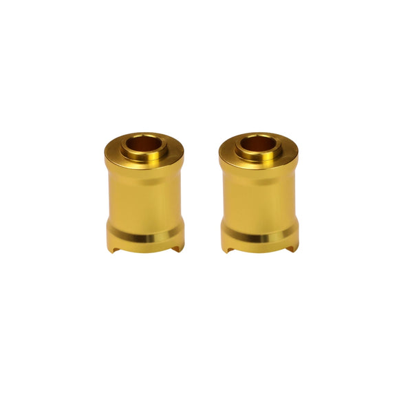 Gold anodized radial brake caliper spacers (pair)