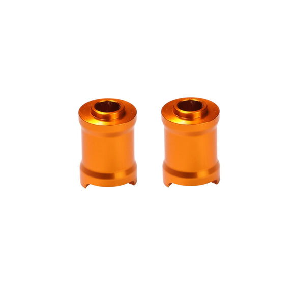 Pair of orange OG radial brake caliper spacers