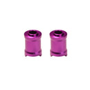 Purple anodized OG radial brake caliper spacers (pair) for bike disc brakes
