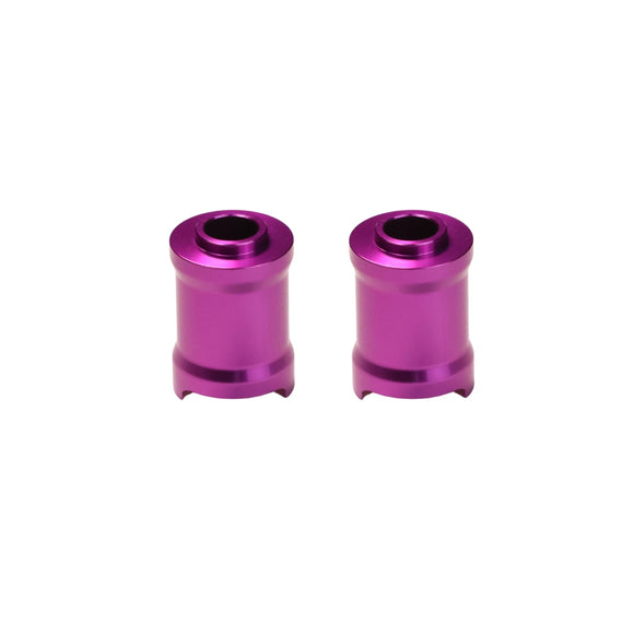 Purple anodized OG radial brake caliper spacers (pair) for bike disc brakes