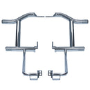 Chrome rear crash bar for Harley‑Davidson bagger