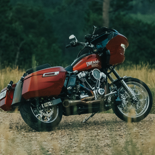 Harley-Davidson bagger rear crash bar